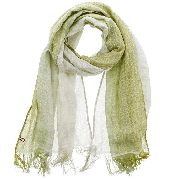 Stole Gradation Japanese Warbler x Light Green Approx. 58 x 185cm (including fringe) GU-2800