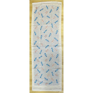 Face Towel Cloth Reading Ramune 33 x 100cm Blue