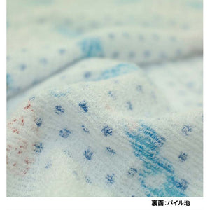 Face Towel Cloth Reading Ramune 33 x 100cm Blue