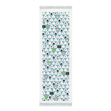 Load image into Gallery viewer, Face Towel Cloth Reading Omusubi Kororin Blue Approx. 33 x 100cm
