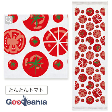 Face Towel Cloth Goyomi 2023 Tonton Tomato Pink Approx. 33 x 100cm