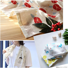 Muat gambar ke penampil Galeri, Face Towel Cloth Goyomi 2023 Towel Tenugui Yuzu Made in Japan White Approx. 33 x 100cm
