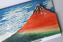 Muat gambar ke penampil Galeri, Sticker Wall Ukiyoe Deco Museum Katsushika Hokusai Thirty-six Views of Mt. Fuji Clear Wind Approx. 10 x 14cm
