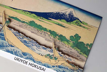 Muat gambar ke penampil Galeri, Sticker Wall Ukiyoe Deco Museum Katsushika Hokusai Thirty-six Views of Mt. Fuji Tokaido Ejiri Takinoura Schematic Map Approx. 10 x 14 cm
