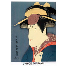 Cargar imagen en el visor de la galería, Sticker Wall Ukiyoe Deco Museum Toshusai Sharaku Tomisaburo Nakayama&#39;s Miyagi Approx. 10 x 14cm
