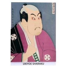 Cargar imagen en el visor de la galería, Sticker Wall Ukiyoe Deco Museum Toshusai Sharaku Torazo Tanimura&#39;s Washizuka Hachiheiji Approx. 10 x 14 cm
