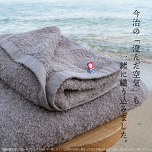 Load image into Gallery viewer, Imabari Towel Certified Slim Bath Towel Made in Japan Grayish Brown Approx. 34 x 110cm Set of 2
