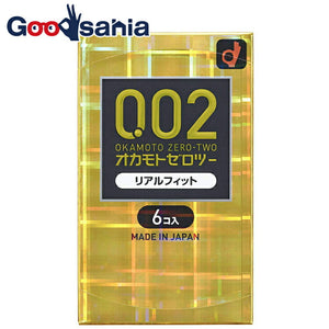 Zero Two 0.02mm Real Fit Condom 6 pieces