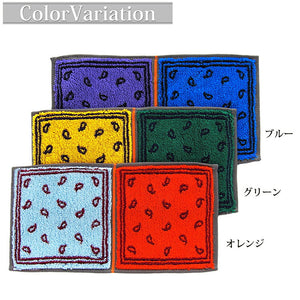 Imabari Towel Otta Half Towel Handkerchief 22-48 Blue 25×12.5cm OT22-0060-0948