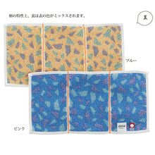 Load image into Gallery viewer, Imabari Towel Otta Half Towel Handkerchief 23-56 Trifold Type Made in Japan Blue Approx. 25 x 12.5cm OT23-0060-0956
