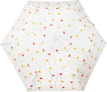 将图片加载到图库查看器，Folding Umbrella Nifty Flower For Both Sunny and Rainy Days Sunflower Ivory 55cm JK-144-01
