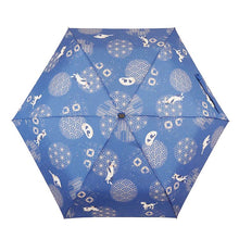 画像をギャラリービューアに読み込む, Folding Umbrella Hospitality Cat Pattern 50cm JK-148-09
