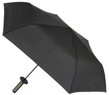 画像をギャラリービューアに読み込む, Folding Umbrella Sengoku Umbrella -wakizashi(short sword)- Dragon (Gold)/Umbrella Bag Opened: Approximately 96cm in Diameter Black JK-160-01
