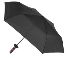 Laden Sie das Bild in den Galerie-Viewer, Folding Umbrella Sengoku Umbrella -wakizashi(short sword)- Carp (Red)/Umbrella Bag Opened: Approximately 96cm in Diameter Black JK-160-03
