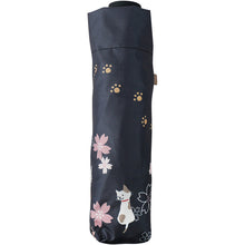 Load image into Gallery viewer, Folding Umbrella Cat Series Sunny or Rainy Sakura 55cm JKO-491-01
