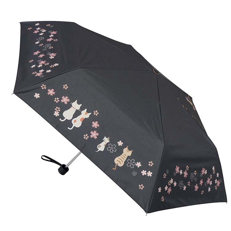 Folding Umbrella Cat Series Sunny or Rainy Sakura 55cm JKO-491-01