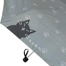 Load image into Gallery viewer, Folding Umbrella Cat Series Sunny or Rainy Meow 55cm JKO-491-02
