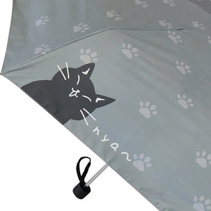 Folding Umbrella Cat Series Sunny or Rainy Meow 55cm JKO-491-02