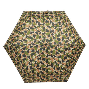 Folding Umbrella Cat Series Sunny or Rainy Cat Camo Green 55cm JKO-491-05