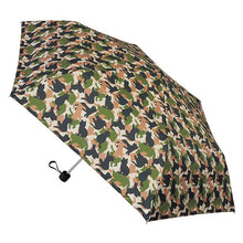 画像をギャラリービューアに読み込む, Folding Umbrella Cat Series Sunny or Rainy Cat Camo Green 55cm JKO-491-05
