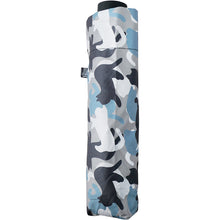 Load image into Gallery viewer, Folding Umbrella Cat Series Sunny or Rainy Cat Camo Blue 55cm JKO-491-06
