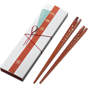 Painted chopsticks Couple painted chopsticks A pair Happy painted chopsticks Couple Chidori Pair