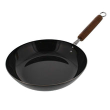 将图片加载到图库查看器，Frying pan, iron frying pan, gas fire, IH compatible, extra thick bottom iron plate, professional specification, black 20
