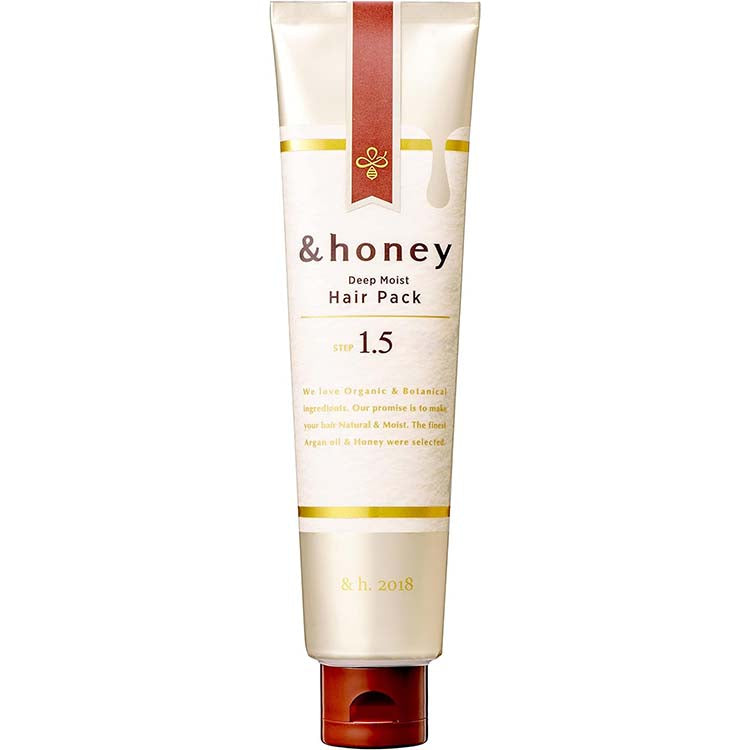 &honey Deep Moist Hair Pack 1.5 Super Moist Organic Formula Intensive Moisturizing 130g