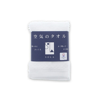 Wash towel SOLA White approx. 34 x 35 cm