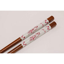 将图片加载到图库查看器，Painted chopsticks Minnie Mouse heart
