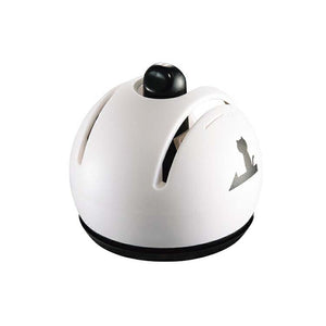 Nyammy Nyammy Cat Knife Sharpener Q Sharpener White Approx. 7.5 x 7.5 x 6.8cm AP5182