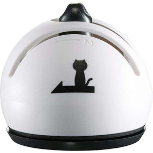 Nyammy Nyammy Cat Knife Sharpener Q Sharpener White Approx. 7.5 x 7.5 x 6.8cm AP5182