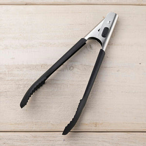 KAI SELECT100 Select 100 Silicone Tongs 24cm Dishwasher Safe Black Approx. 25 x 3.8 x 4.2cm DH3140