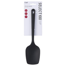 画像をギャラリービューアに読み込む, KAI SELECT100 Select 100 Silicone Spoon Dishwasher Safe Black Approx. 27.8 x 7.2 x 2.9cm DH3141
