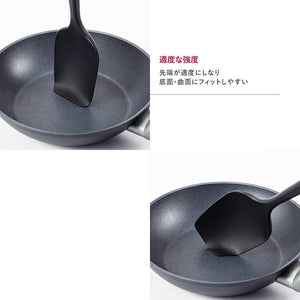 KAI SELECT100 Select 100 Silicone Spoon Dishwasher Safe Black Approx. 27.8 x 7.2 x 2.9cm DH3141