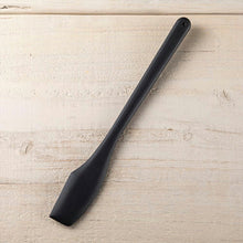 画像をギャラリービューアに読み込む, KAI SELECT100 Slim Silicone Spatula Dishwasher Safe Black Approx. 22.2 x 3 x 0.8cm DH3142
