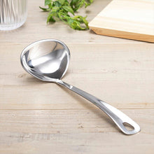 画像をギャラリービューアに読み込む, KAI SELECT100 Select 100 Ladle 25cm Dishwasher Safe Silver Approx. 25.5 x 8.6 x 4.1cm DH3145
