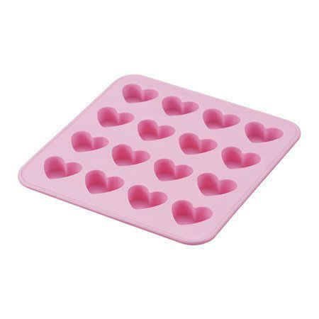 KaiHouse SELECT Sweets Mold Silicone Tray Heart 16 pieces