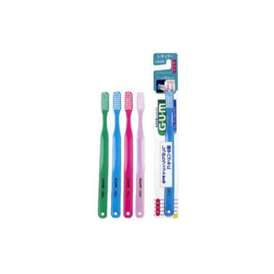 GUM Dental Brush, 4-row Regular Head, Regular, #409, 1 pc, Toothbrush