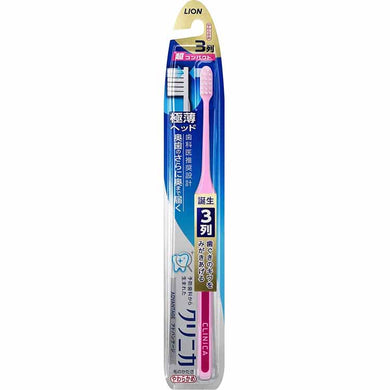 CLINICA ADVANTAGE Toothbrush, 3-row, Super Compact, Soft, 1 piece