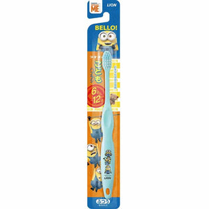 Lion Children's Toothbrush, Minion, for ages 6-12, 1 pc