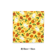 将图片加载到图库查看器，Beeswax Wrap Moomin Beeswax Wrap Moomin &amp; Orange S Size Orange Approx. 18 x 18 cm
