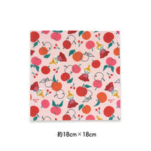 Load image into Gallery viewer, Beeswax Wrap Moomin Beeswax Wrap Little My &amp; Apple S Size Pink Approx. 18 x 18cm
