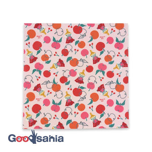 Beeswax Wrap Moomin Beeswax Wrap Little My & Apple M Size Pink Approx. 25 x 25 cm