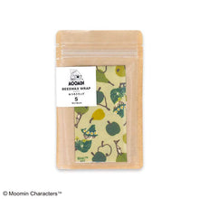 Load image into Gallery viewer, Beeswax Wrap Moomin Beeswax Wrap Snufkin &amp; Pear S Size Green Approx. 18 x 18cm
