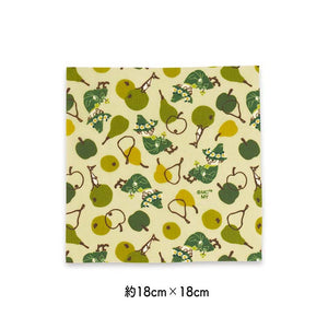 Beeswax Wrap Moomin Beeswax Wrap Snufkin & Pear S Size Green Approx. 18 x 18cm