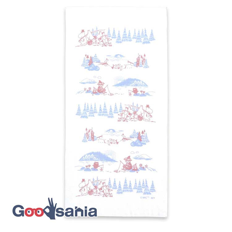 Dishcloth Moomin Kitchen Cloth Outdoor White Approx. 33 x 70cm