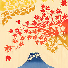 Muat gambar ke penampil Galeri, Tenugui kenema dyed tenugui Fujimi autumn leaves approx. 35 x 90 cm
