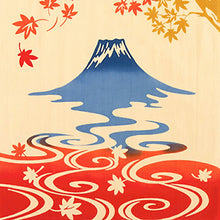 Muat gambar ke penampil Galeri, Tenugui kenema dyed tenugui Fujimi autumn leaves approx. 35 x 90 cm
