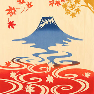 Tenugui kenema dyed tenugui Fujimi autumn leaves approx. 35 x 90 cm